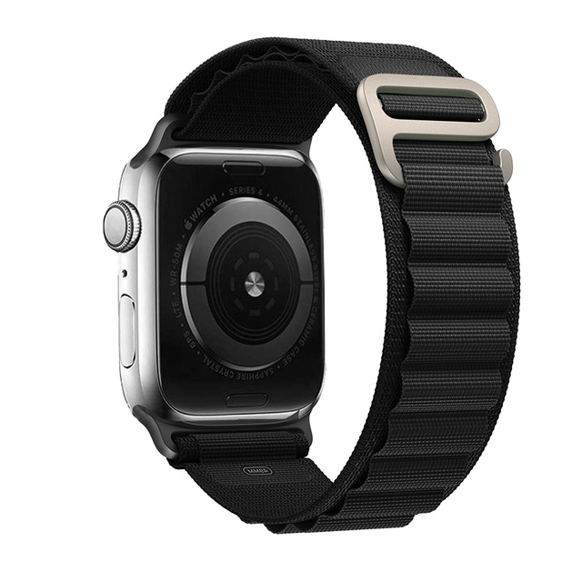Dây Đeo Nylon Thay Thế Cho Đồng Hồ Thông Minh Apple Watch series Ultra 49mm 8 7 6 SE 5 4 3 iWatch 45mm 41mm 44mm 40mm