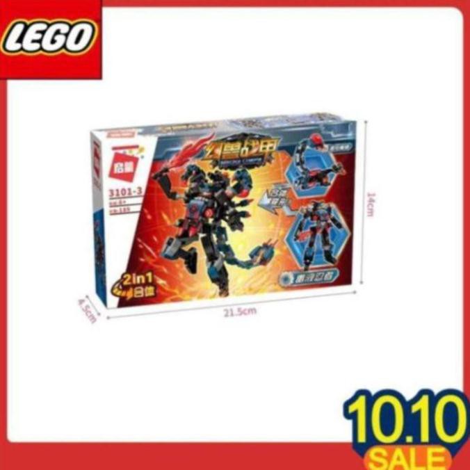 Đồ chơi LEGO giáo dục Xếp hình đồ chơi mô hình robot bò cạp cực ngầu cho bé
