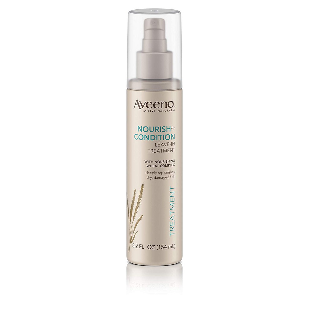 Dầu dưỡng tóc khô &amp; hư tổn Aveeno Nourish+ Condition Leave-in Treatment 154ml (Mỹ)