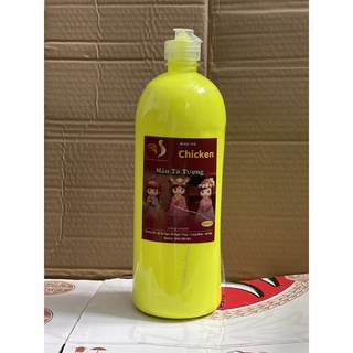 Màu tô tượng pha sẵn chai 1000ml