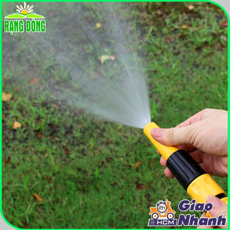 Vòi Xịt Tưới Cây, Rửa Xe Ống Xoay nhiều chế độ, tăng ấp suất nước - Hạt giống Rạng Đông