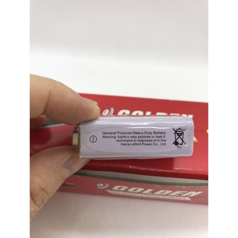 Hộp 10 Viên Pin Vuông 9V GOLITE