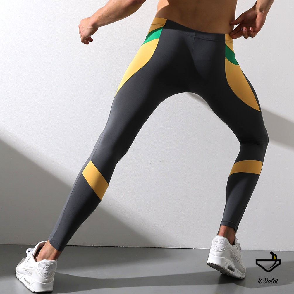 Quần legging nam dáng thể thao gym vải mềm đẹp LEG24