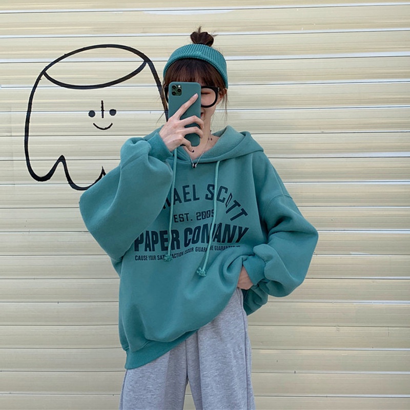 Áo Hoodie Form Rộng In Họa Tiết Thời Trang Xu Hướng Mới