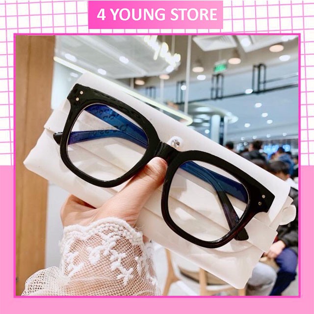 Kính giả cận chữ V nam nữ phong cách Hàn Quốc thay được tròng cận - Mắt kính thời trang 4 Young Store 017