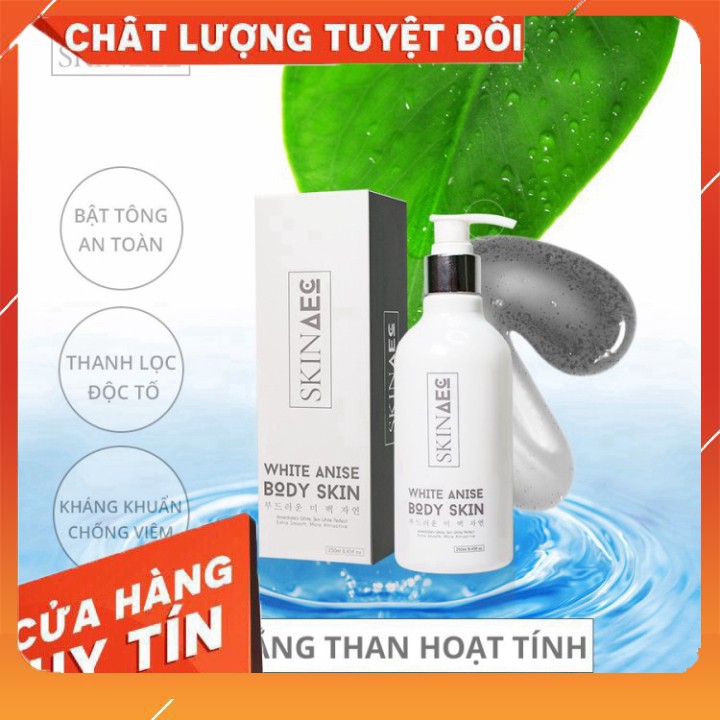[RẺ] KÍCH TRẮNG THAN HOẠT TÍNH SKIN AEC ANISE | BigBuy360 - bigbuy360.vn