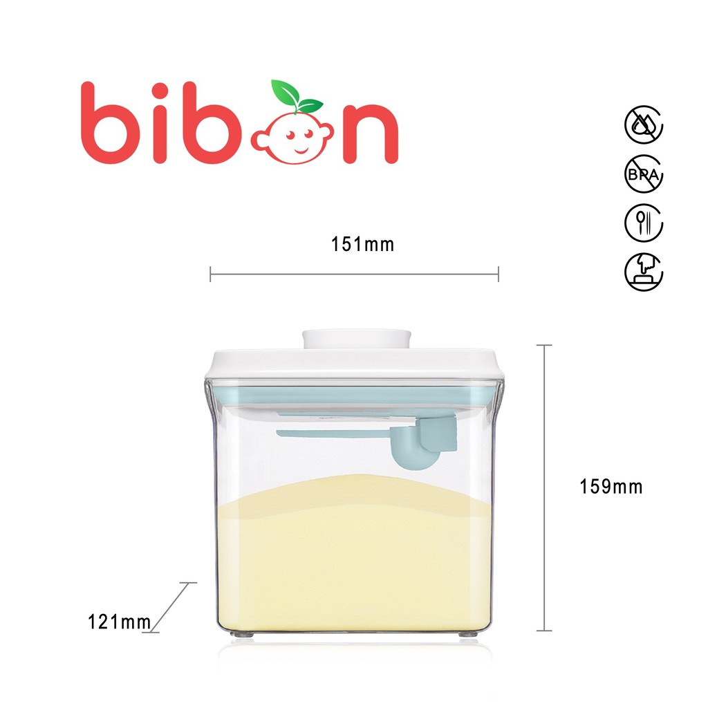 Bộ 3 hộp đựng sữa bột Bibon