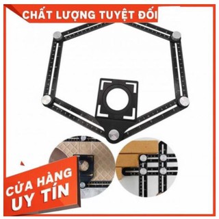 Thước đo góc thợ gạch men - thước đo 6 góc