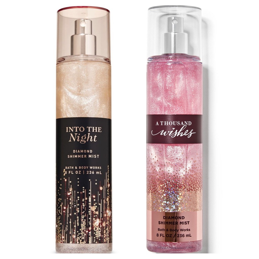 Xịt thơm nhũ kim tuyến Bath &amp; Body Works Diamond Shimmer Mist 236ml Mỹ