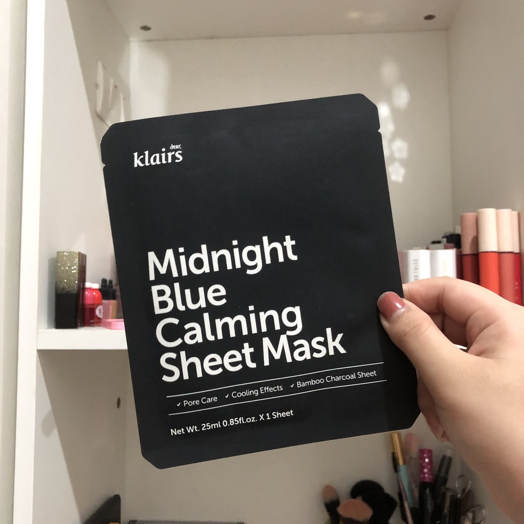 Mặt Nạ Klairs Midnight Blue Calmng Sheet Mask
