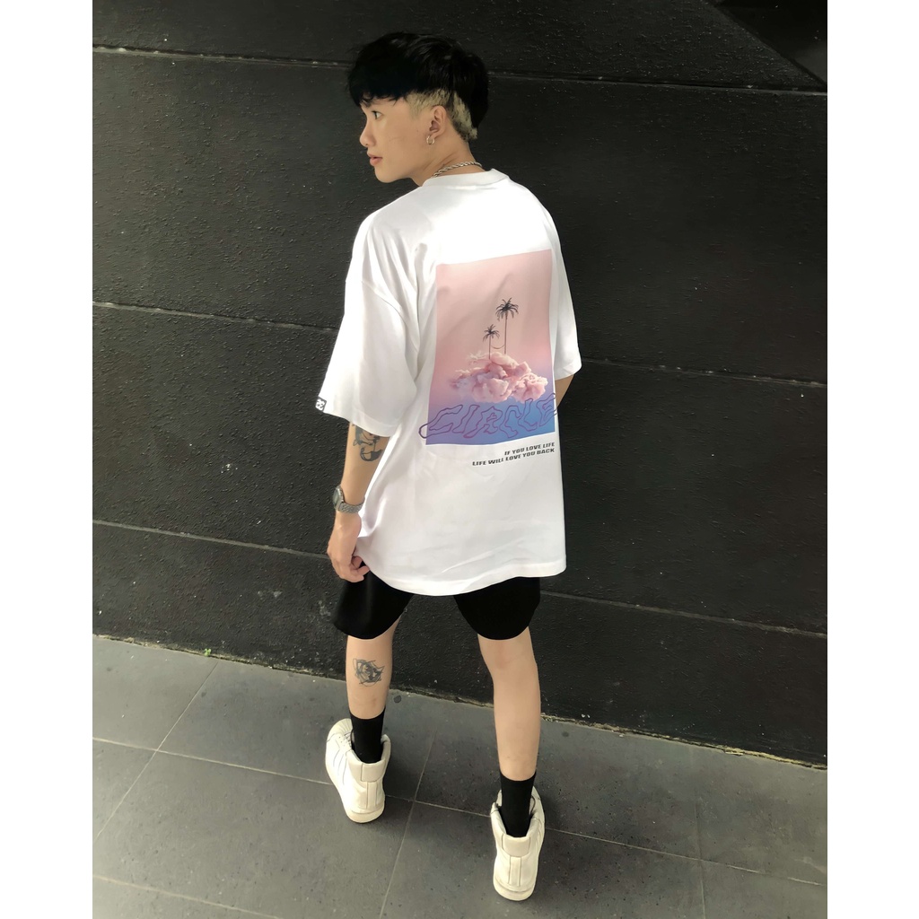 Áo thun Circle Pink Cloud - Vải Cao Cấp - Form Âu - Circle Clo