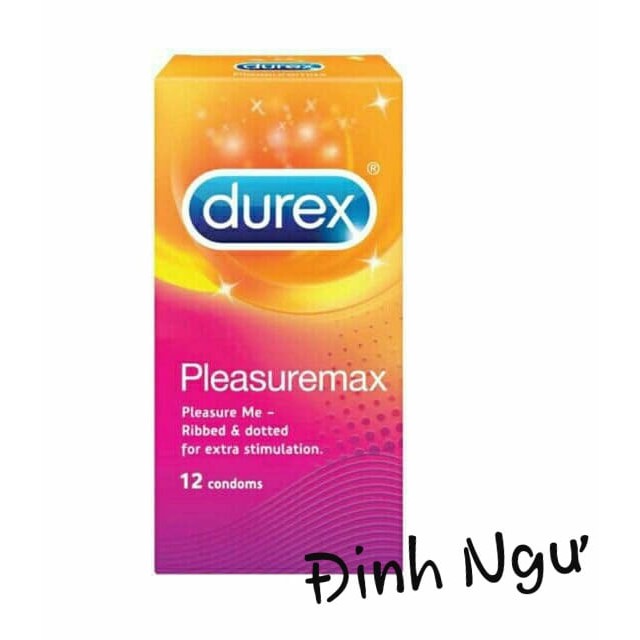 bán sỉ - Bao cao su Durex Pleasuremax - hôp 12 bao (TẶNG 1 bao thường dùng) BÁN GIÁ SỈ - RẺ NHƯ CHO