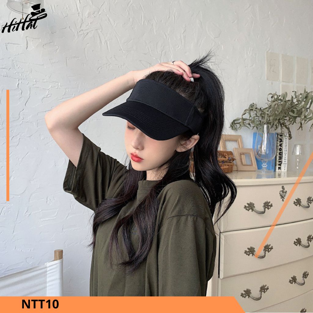 Nón thể thao nửa đầu thiết kế đơn giản phong cách dành cho nữ NTT10