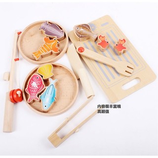 Bộ đồ chơi câu cá kèm dụng cụ chế biến Nhật Bản