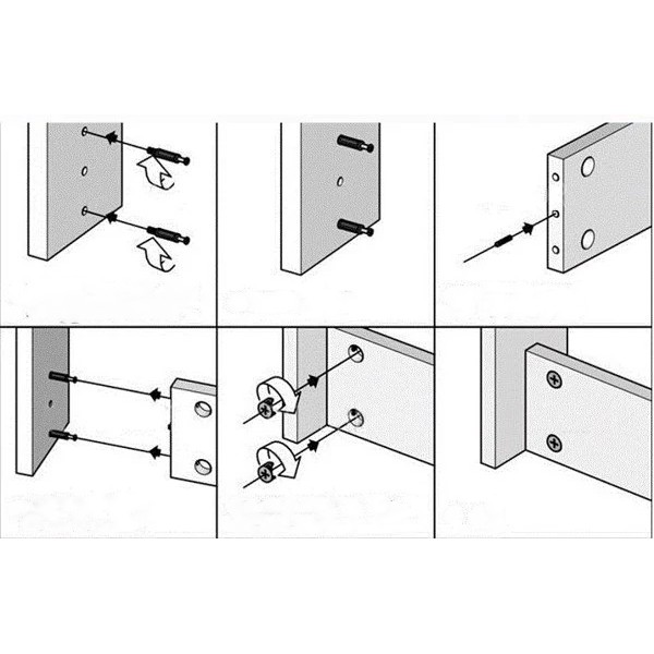 Bộ ốc cam 15-40mm (set 50 bộ )