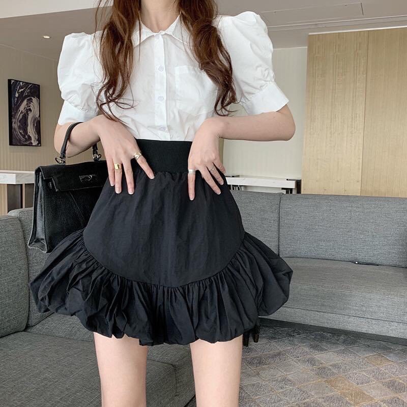 Chân váy ngắn đuôi cá bồng bềnh cute cho nữ