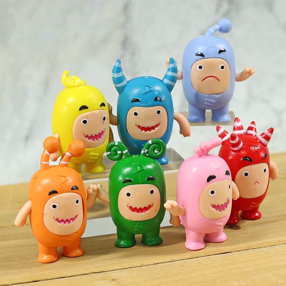 Set 7 Mô Hình Đồ Chơi Nhân Vật Oddbods Dễ Thương Đáng Yêu