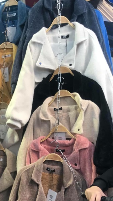 Áo khoác dạ ngắn đính khuy ( ảnh thật - hàng l1 QC ) | BigBuy360 - bigbuy360.vn