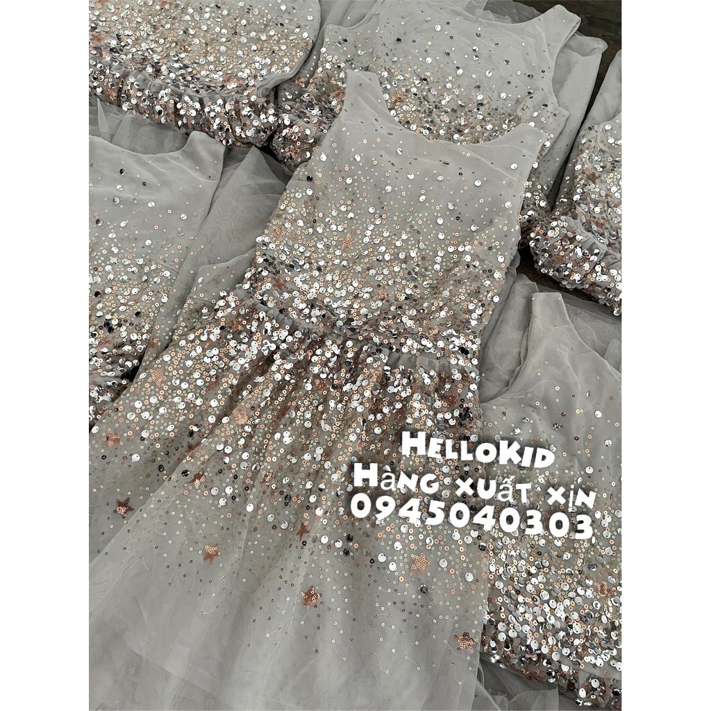 V08 - VÁY ghi SEQUIN lấp lánh