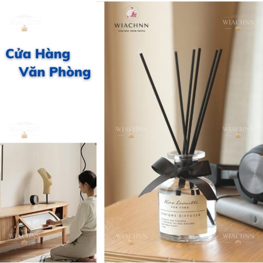 Tinh Dầu Thiên Nhiên Thơm Phòng 140ML Nơ Đen Cao Cấp Tinh Chất Thiên Nhiên Que Gỗ Tự Khuếch Tán Khử Mùi  - SWEET HOME