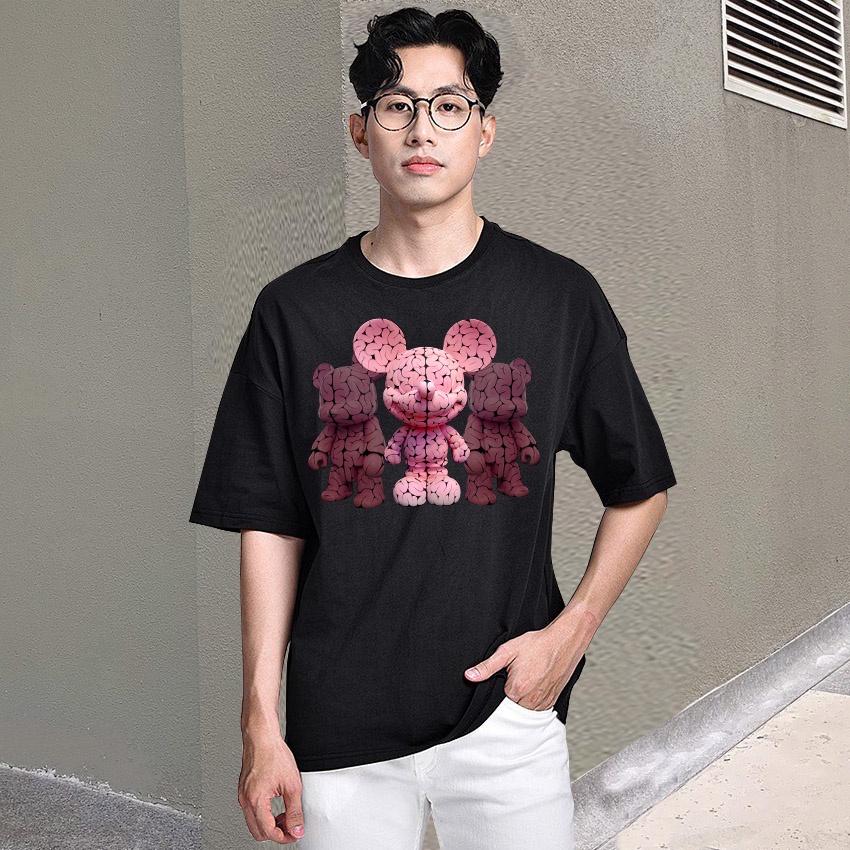 Áo Thun Unisex, Áo phông Unisex Nikolas 100% Cotton MICKEY BRAIN - NIKOLAS-MBN001 | BigBuy360 - bigbuy360.vn