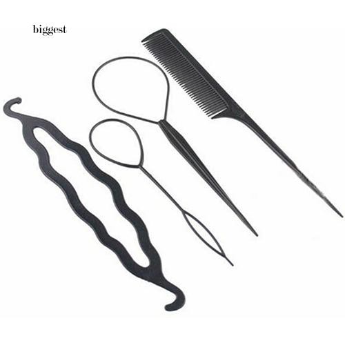 ☆Túi Xách Cỡ Lớn Thiết Kế Giản Dị Thời Trang☆Bộ 4 Dụng Cụ Tạo Kiểu Tóc Thời Trang