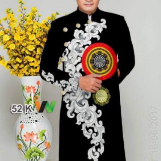 Vải may áo dài nam