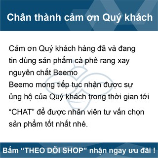 Cà phê nguyên chất Robusta Beemo