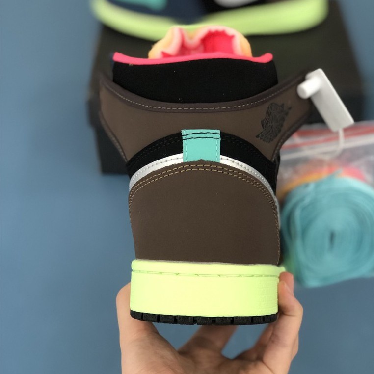 ✔️Giày Jordan 1 High Tokyo Obi Xanh Nâu Fullbox Cao Cấp✔️