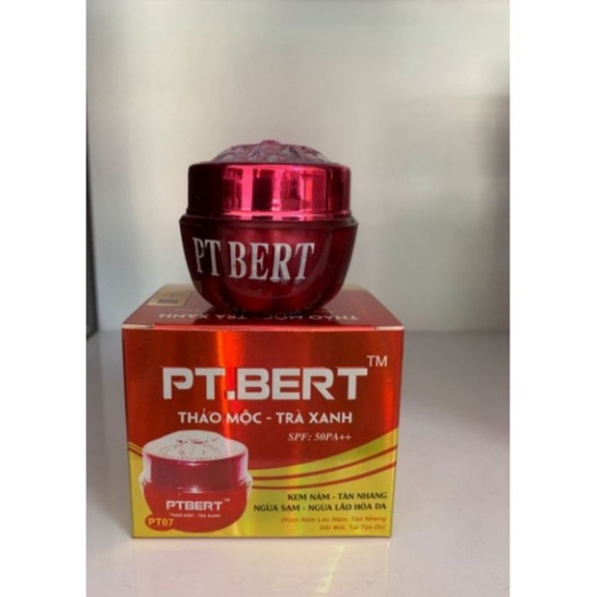 kem pt bert trà xanh, mụn thâm, nám sạm,20gr