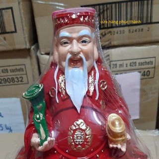 thần tài đế tròn đỏ
