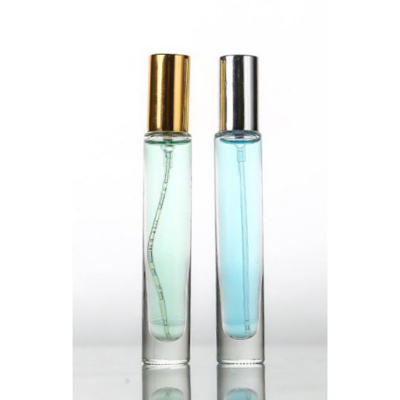Lọ chai chiết nước hoa 10ml thủy tinh dạng xịt hình trụ tròn, vuông