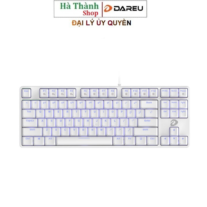 Bàn phím cơ Dareu EK87 Trắng White ( Blue / Brown / Red Switch )