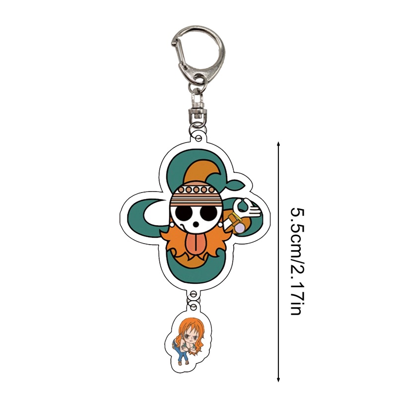 Ygt Móc Chìa Khóa Bằng Acrylic Hình Nhân Vật Hoạt Hình One Piece