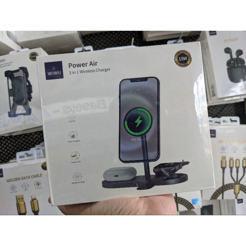 Đế Sạc 3in1 WIWU Power Air (ip/iw/ap)