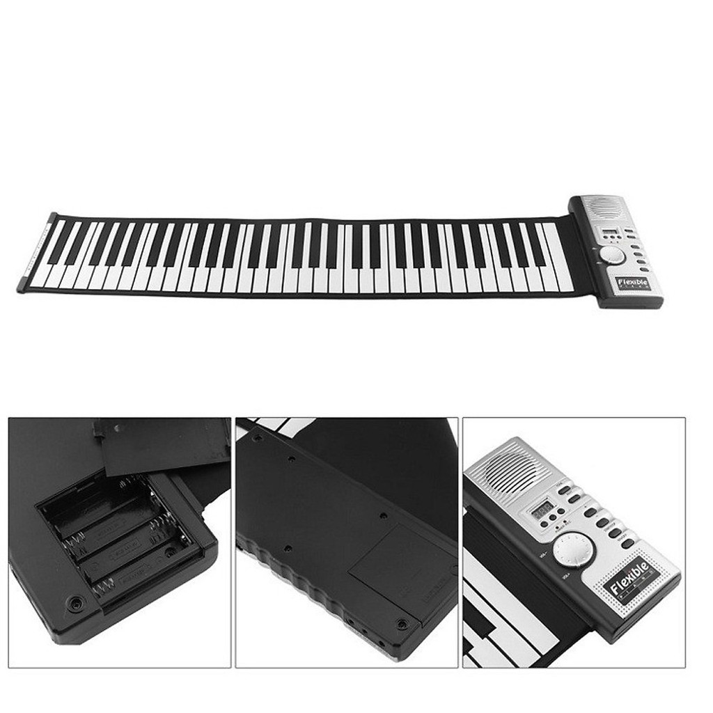 Piano cuộn 61 phím cho học sinh sinh viên 