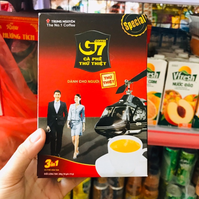 Hộp Cafe G7 hoà tan Trung Nguyên 18 gói