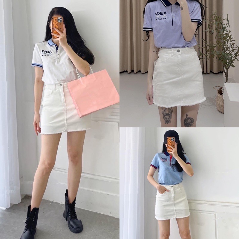 Áo thun Polo Nữ Dư Xịn Thun Cá Sấu [ẢNH THẬT] Móm Store VNXK