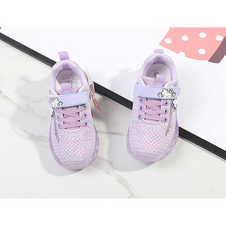 giày thể thao bé gái size 26-31 kitty đèn led