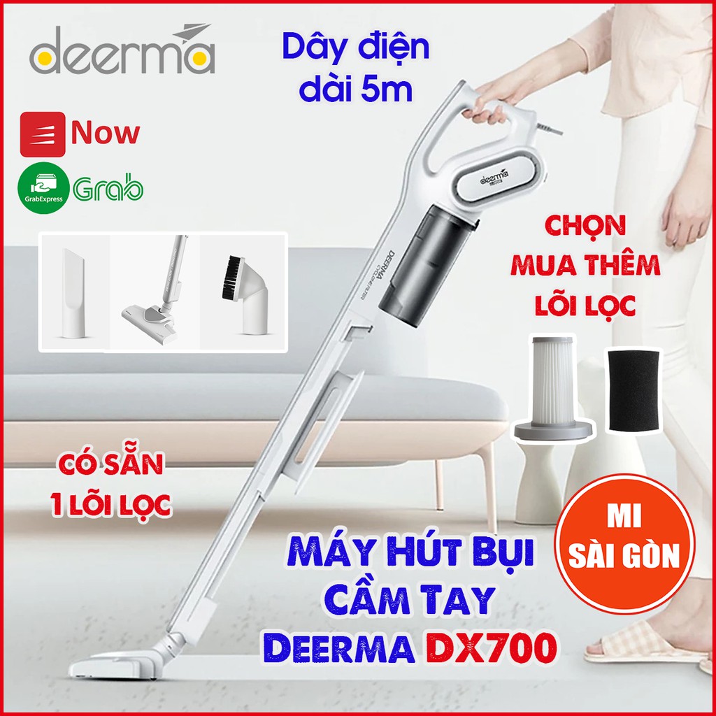 [Mã ELMS5 giảm 7% đơn 300K] Máy Hút Bụi Cầm Tay Deerma DX700 /DX700S | WebRaoVat - webraovat.net.vn