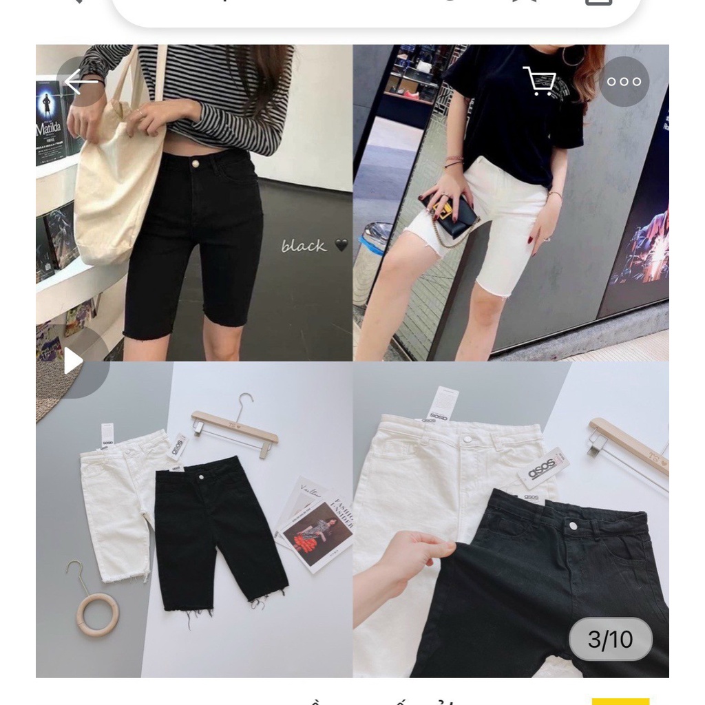 Quần jean ngố co giãn mông quần áo nữ trên vải jean dày đẹp freeship