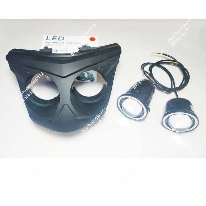 Pha đèn mắt cú xe máy Wave