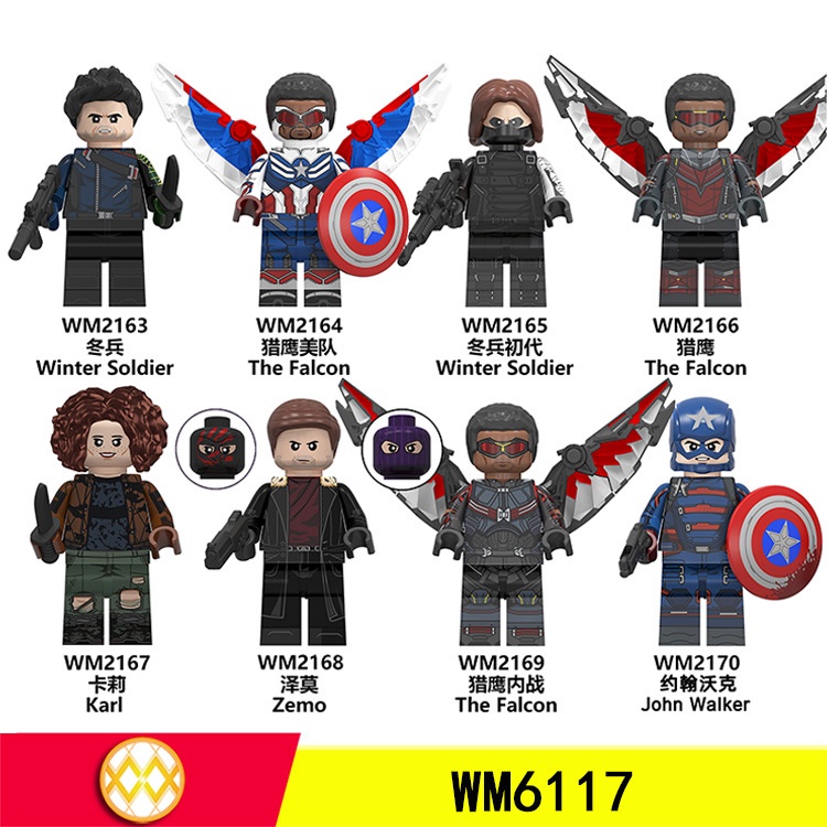 Bộ Đồ Chơi Lắp Ráp Mô Hình LEGO WM6117 Falcon Và Người Lính Mùa Đông