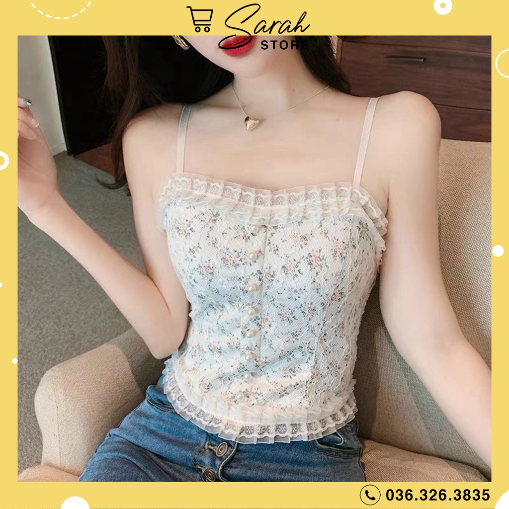 [Mã FAMARAL2 giảm 10K đơn 50K] Áo Bra Ren 2 Dây Hoa Nhí Công Chúa Lolita Tiểu Thư Siêu Xinh 1202 | BigBuy360 - bigbuy360.vn