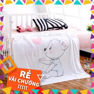 Khăn Lụa Aden Đa Năng Sợi Tre 1.1mx1.2m / Khăn tắm bé