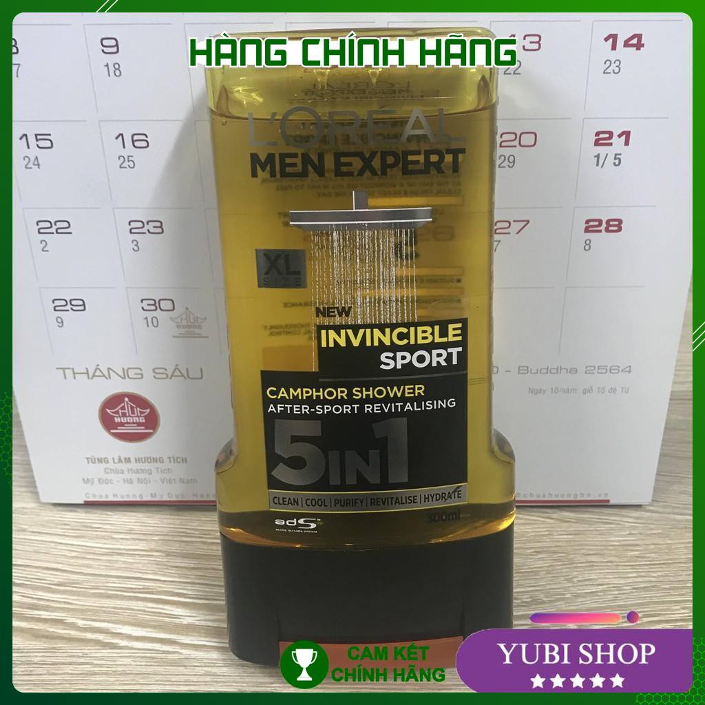 [HÀNG AUTH] SỮA TẮM GỘI TOÀN THÂN L’OREAL MEN - SỮA TẮM GỘI TOÀN THÂN L’OREAL MEN EXPERT 5 IN 1 CHAI 300ML CỦA PHÁP - HH