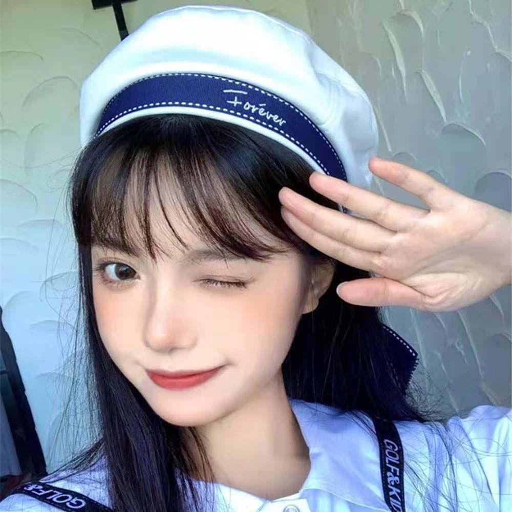 Qqmall Mũ Beret Đồng Phục Nữ Sinh JK Thời Trang Cho Nữ