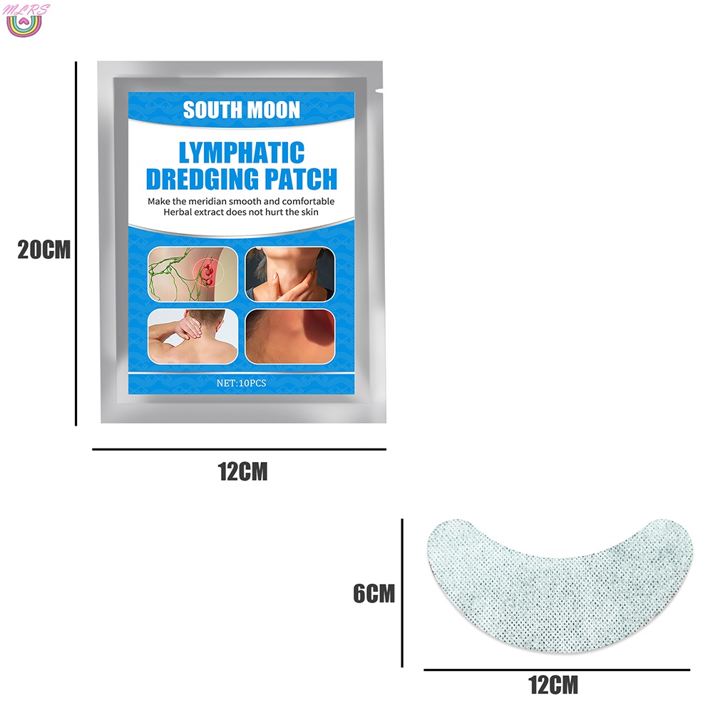 Bộ 10 Miếng Dán Thảo Dược Lymph Chăm Sóc Sức Khỏe Làm Săn Chắc Vùng Da Dưới Cánh Tay/Thắt Lưng/Ngực | BigBuy360 - bigbuy360.vn