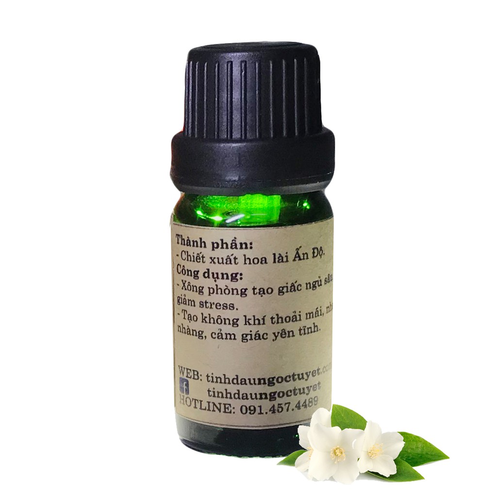 Tinh dầu hoa lài 100% thiên nhiên Ngọc Tuyết 10ml nhẹ nhàng thanh tao