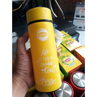 Bình giữ nhiệt Lipton lõi thuỷ tinh 2 lớp 400ml